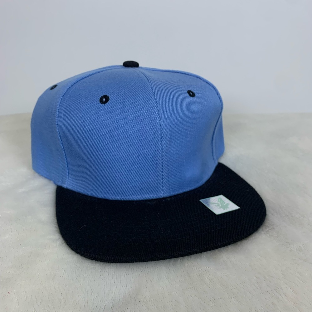 Blue/Black Flatbill Hat Carolina Tar Heels Coloring SnapBack Hat